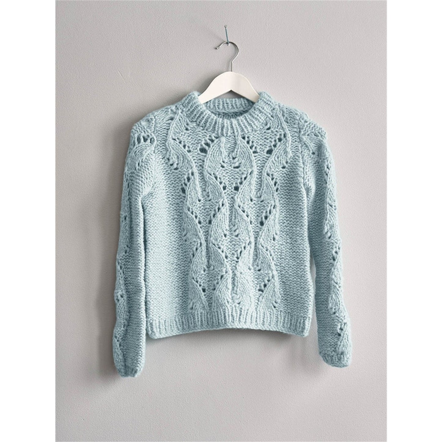 Anleitung (de, en) von © Sandnes - Lochmuster-Pullover 1803 KOS / Nr. 16