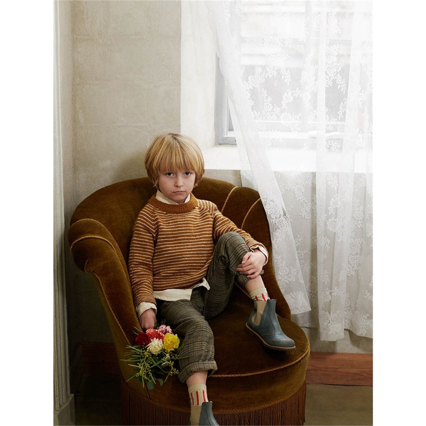 Anleitung (de, en) von © Sandnes - Paul-Pullover 2003 Weicher Strick für Kinder / Nr. 6