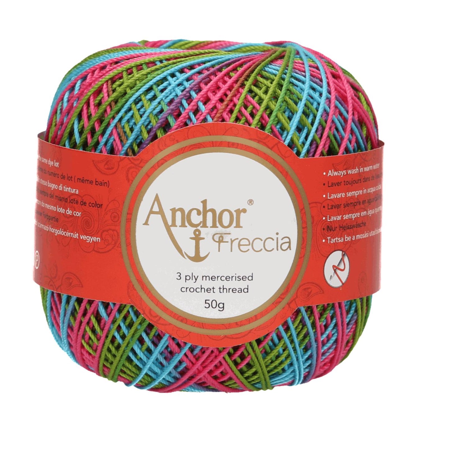 Anchor Freccia 6 Häkelgarn Multicolour, 50g