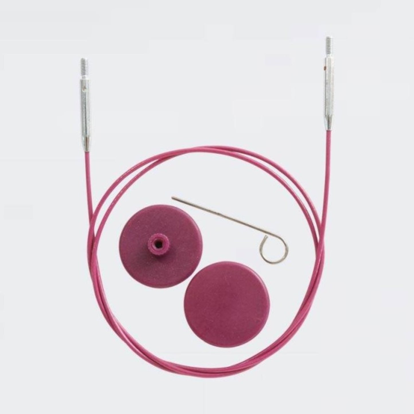 KnitPro Seil für Nadelspitzen lila