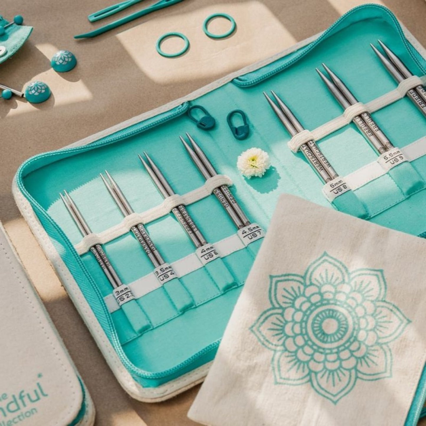 KnitPro Set austauschbare Nadelspitzen Mindful 10cm, 3-6mm