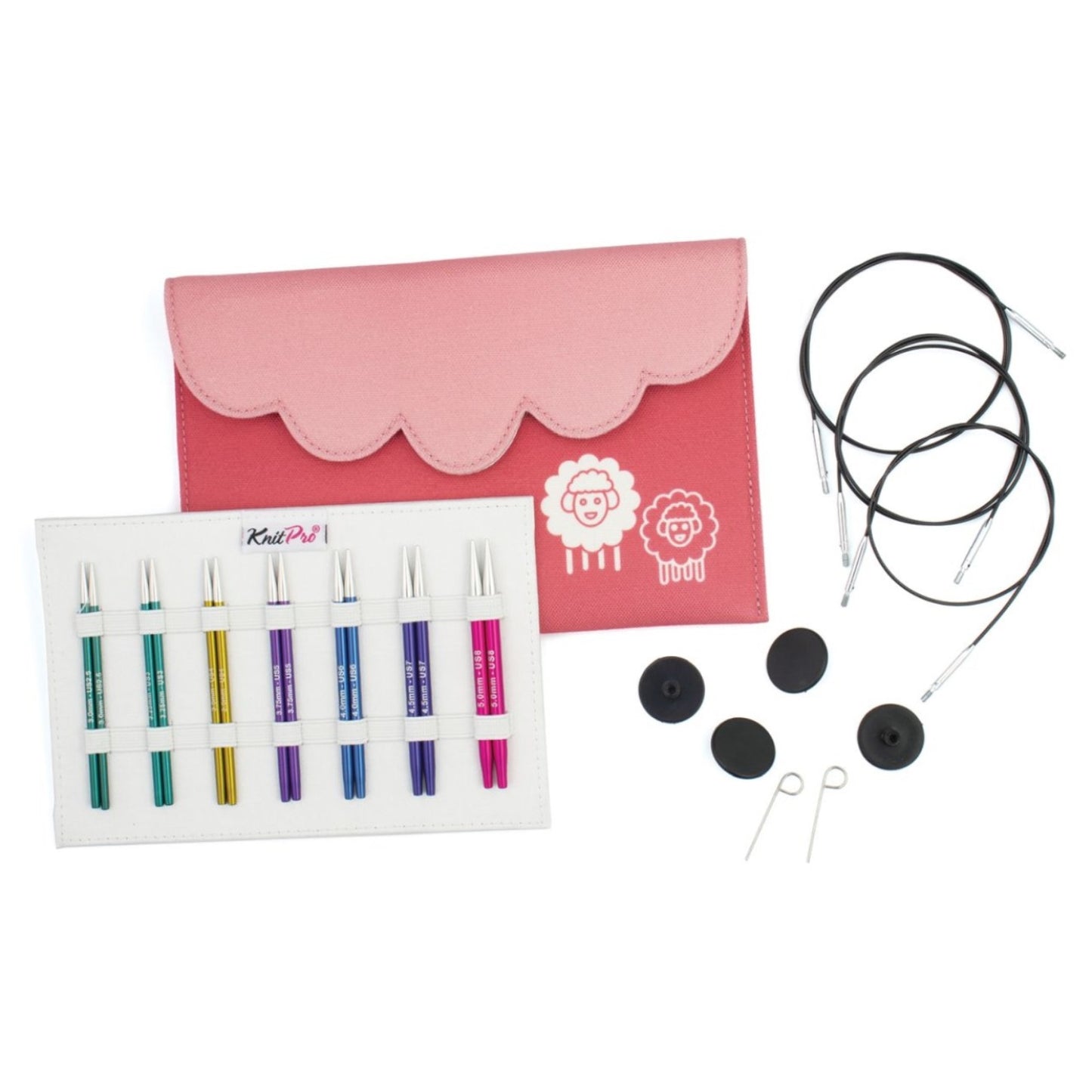 KnitPro Set Midi Special auswechselbare Nadelspitzen Zing 3-5mm