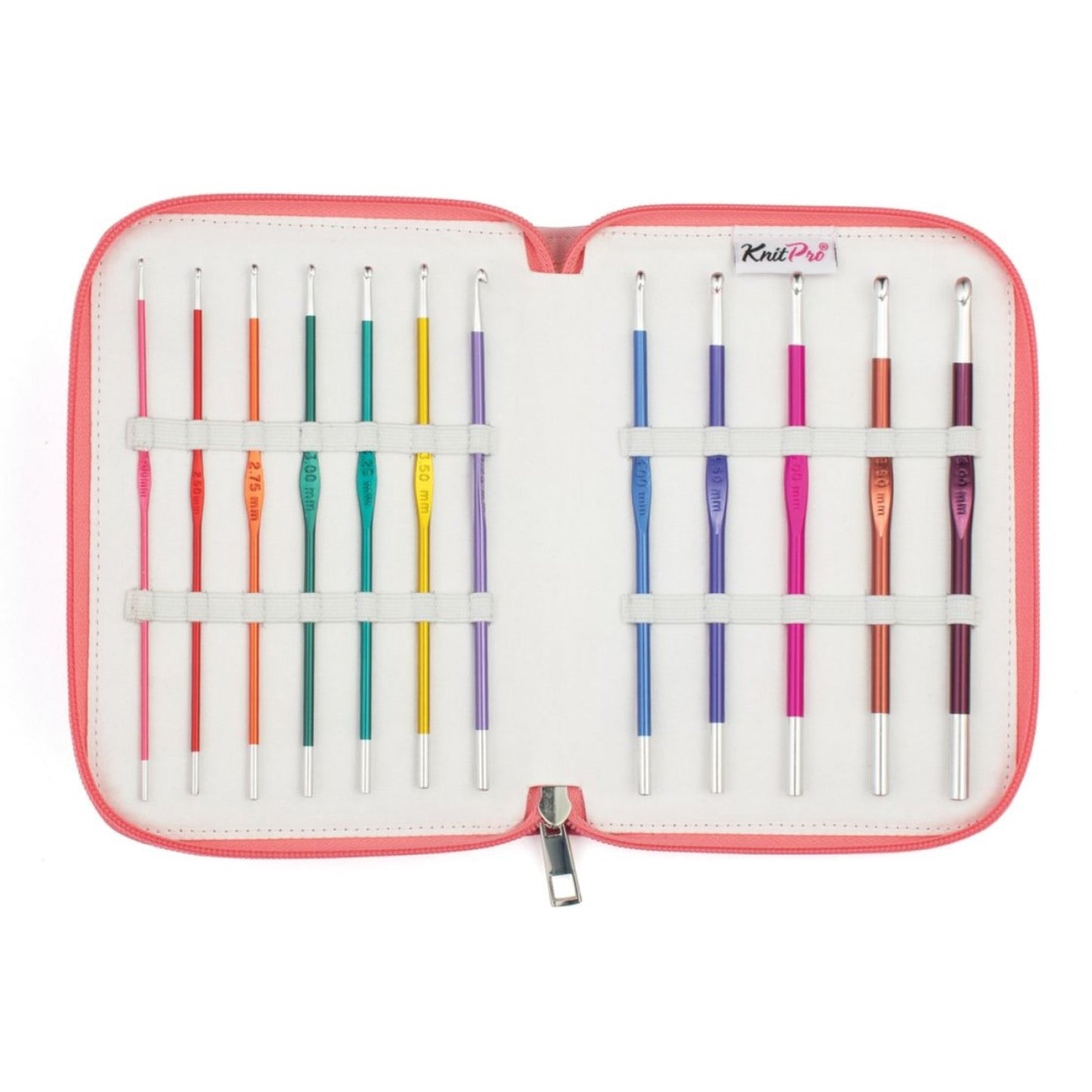 KnitPro Set Grande einseitig Häkelnadel Zing 2-6