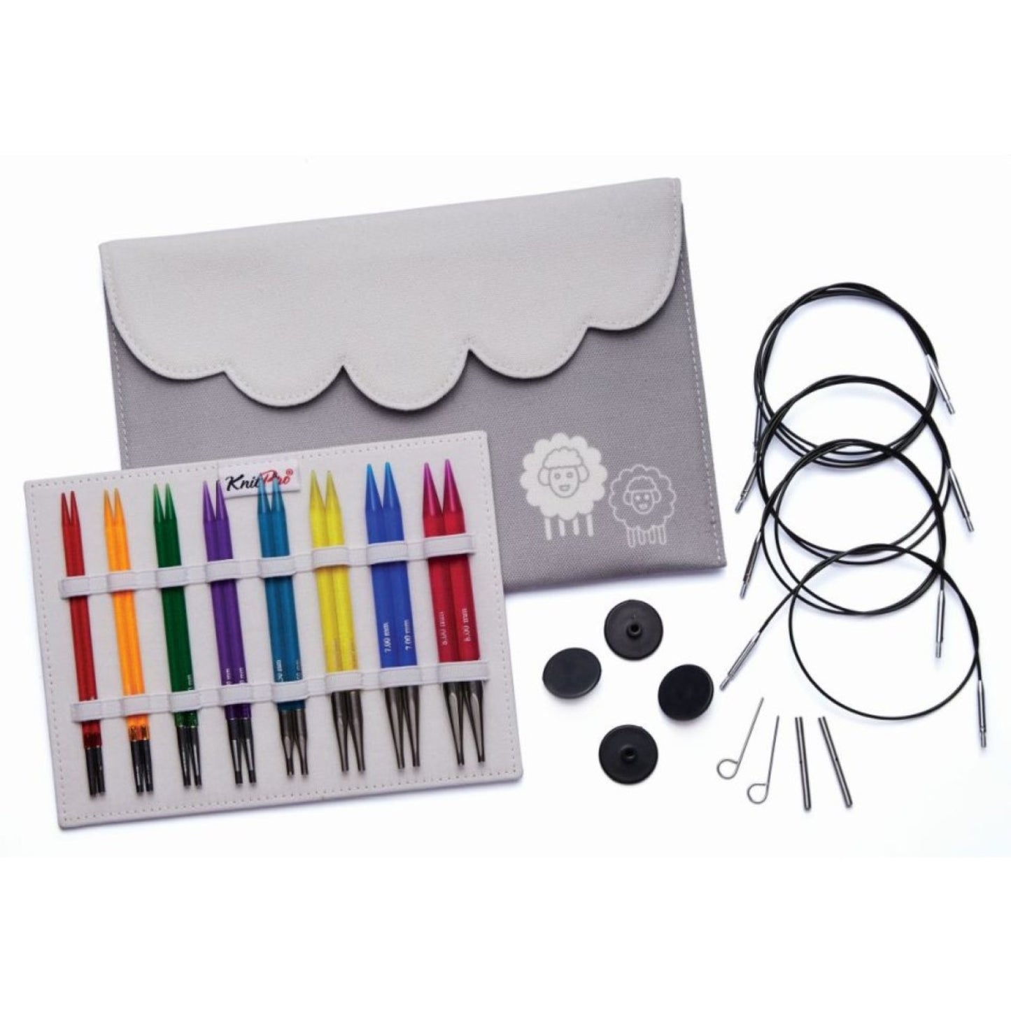 KnitPro Set Deluxe auswechselbare Nadelspitzen Trendz 3,5-8mm