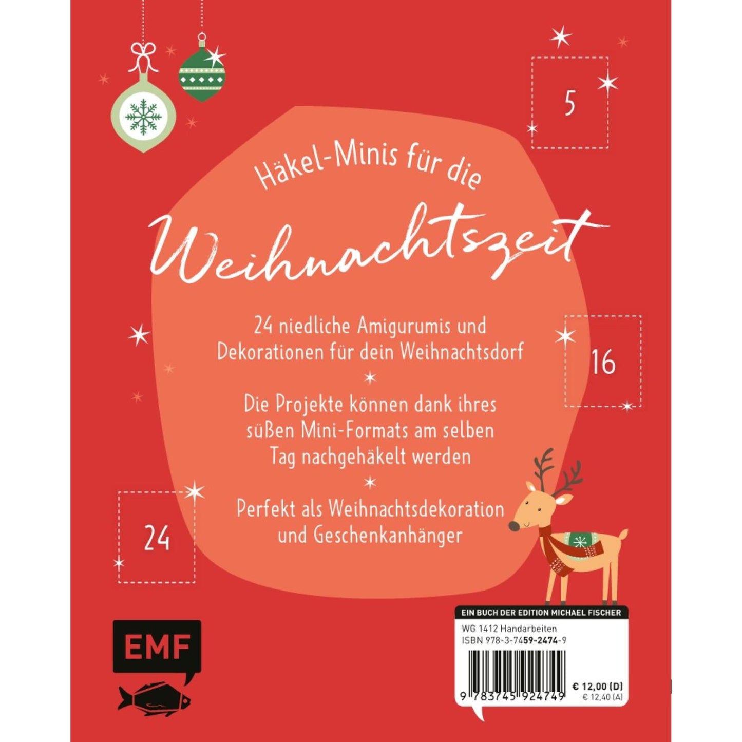 Mein Adventskalender-Häkelbuch: Sweet Minis Christmas (DE)