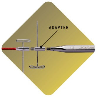 Chiaogoo SWIVELS 360° Adapter für auswechselbare Nadelspitzen