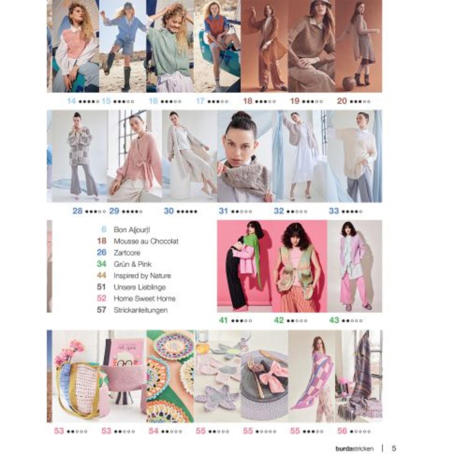 Burda Stricken, Heft 3/25, 50 inspirierende Modelle zum Nachstricken für den Herbst