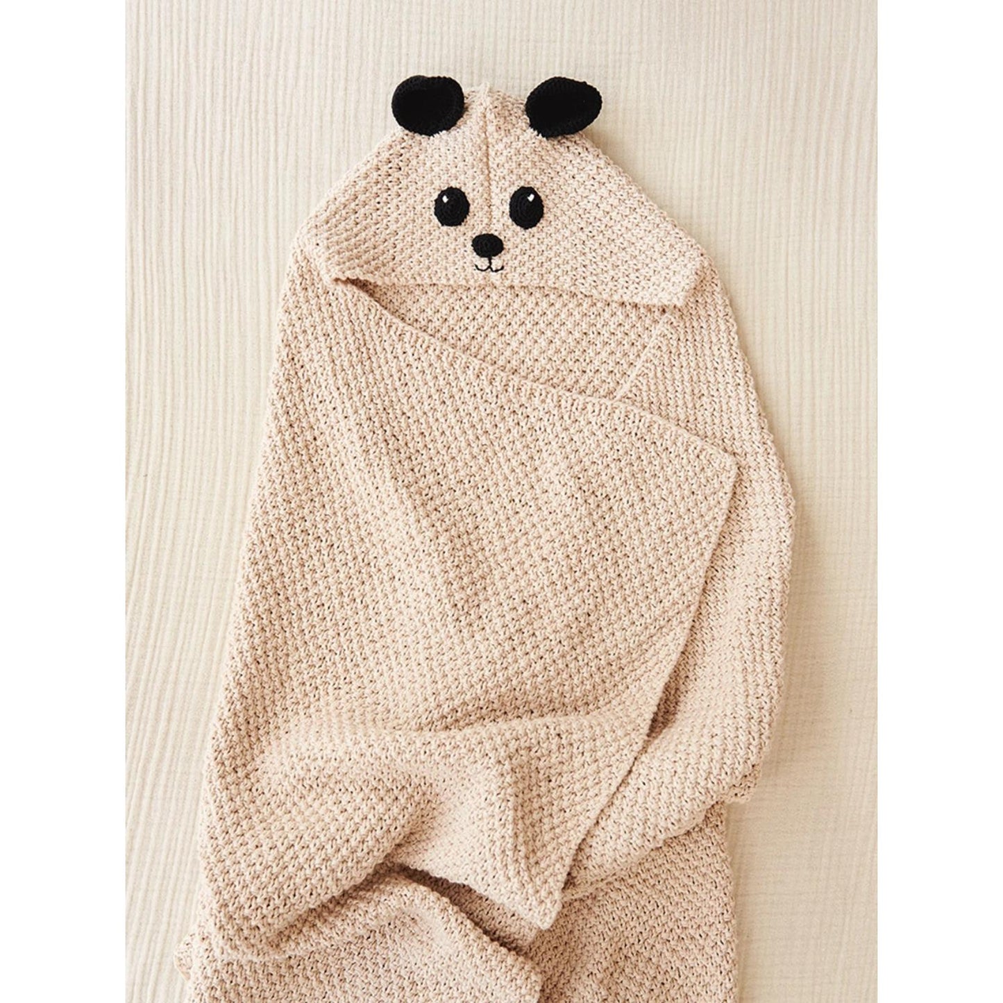 Anleitung (de, en) von © Sandnes - Teddy Kapuzen-Handtuch 2106 Summer Baby / Nr. 5