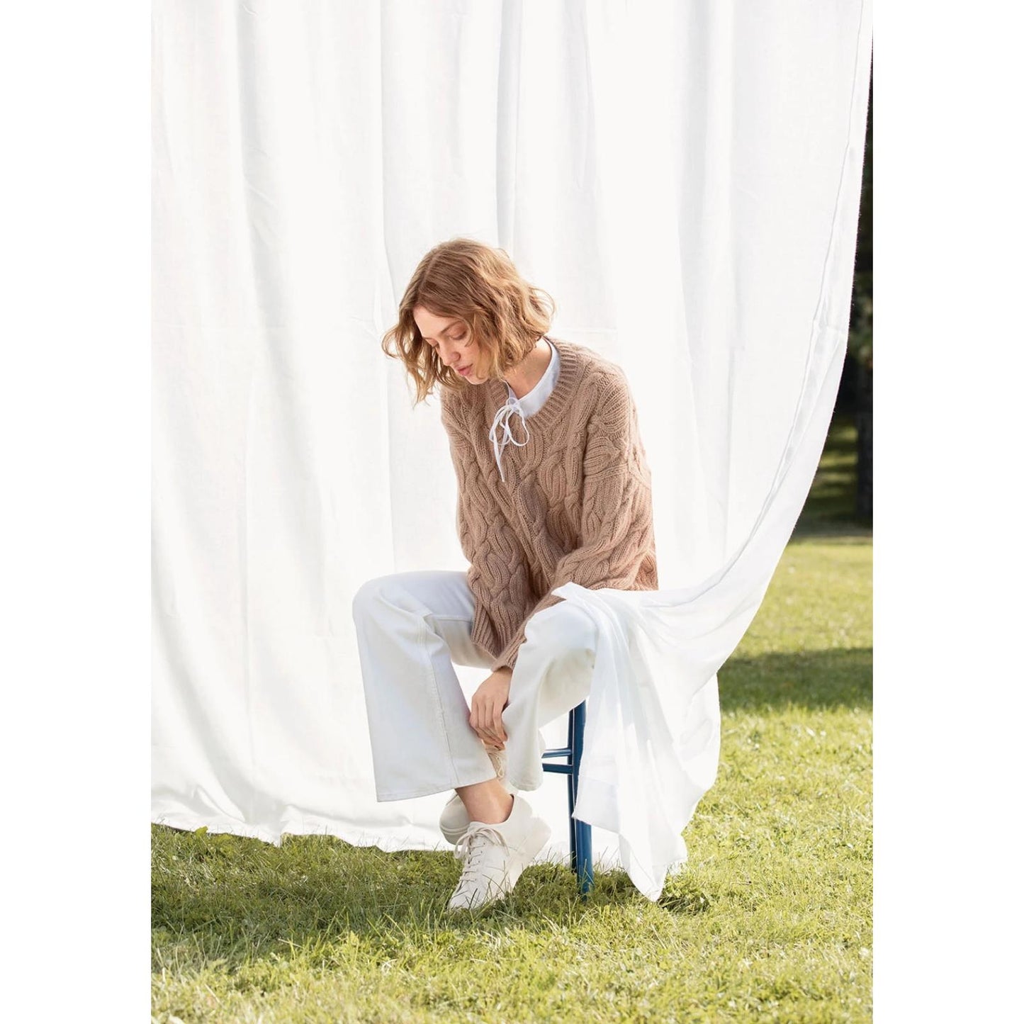 Anleitung (de, en) von © Sandnes - Haley Pullover 2111 Double Sunday / Nr. 3