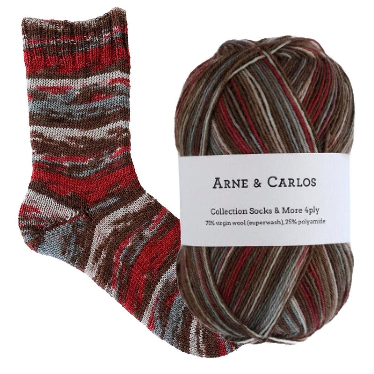 Arne & Carlos Socks & More Collection 4ply 100g