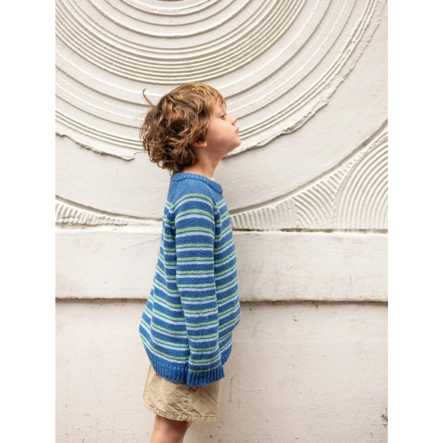 Sandnes Anleitungsheft 2405 Sommerbarn Nr. 7 - Collin sweater junior