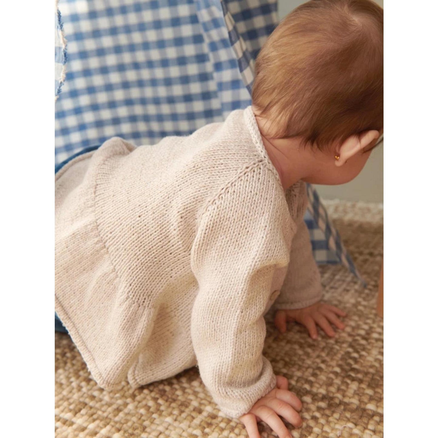 Sandnes Anleitungsheft 2407 Sommer Baby Nr. 7 -Dina Peplum Cardigan Baby