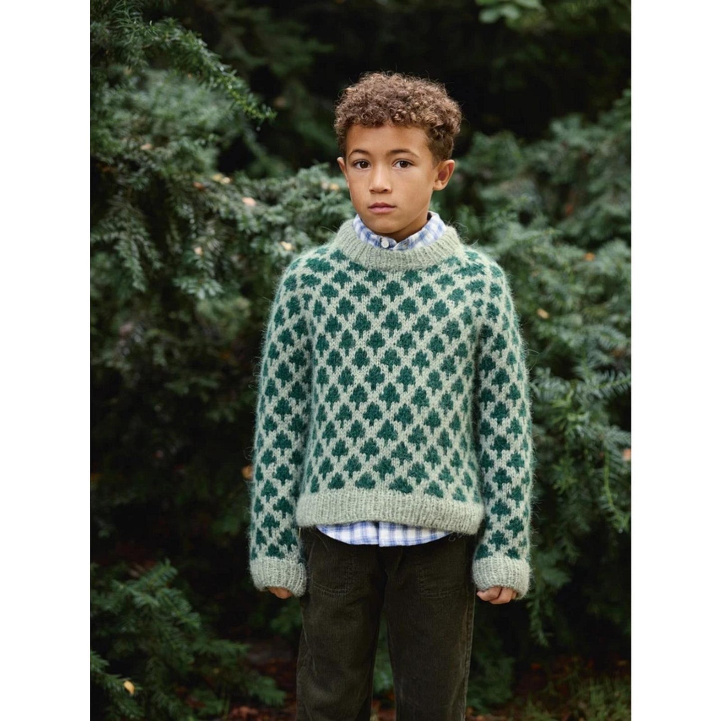 Sandnes Anleitungsheft 2511 Christmas Tree Sweater Nr. 1 Sweater Junior