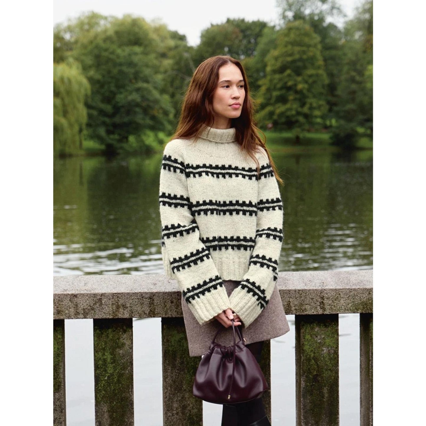 Korrektur Sandnes Anleitungsheft 2513 Nr. 1 Ridge Sweater