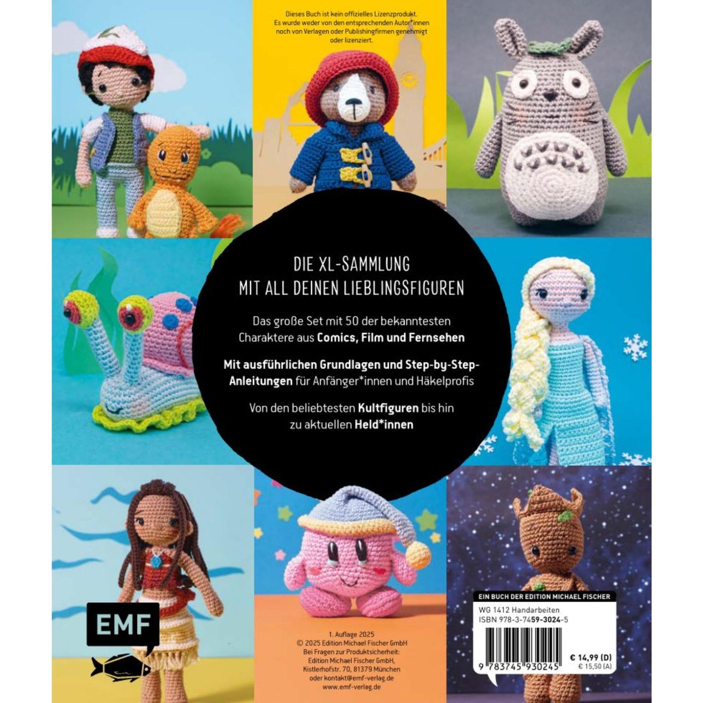 Helden der Kindheit – Die bunte Amigurumi-Sammlung für Disney-Fans