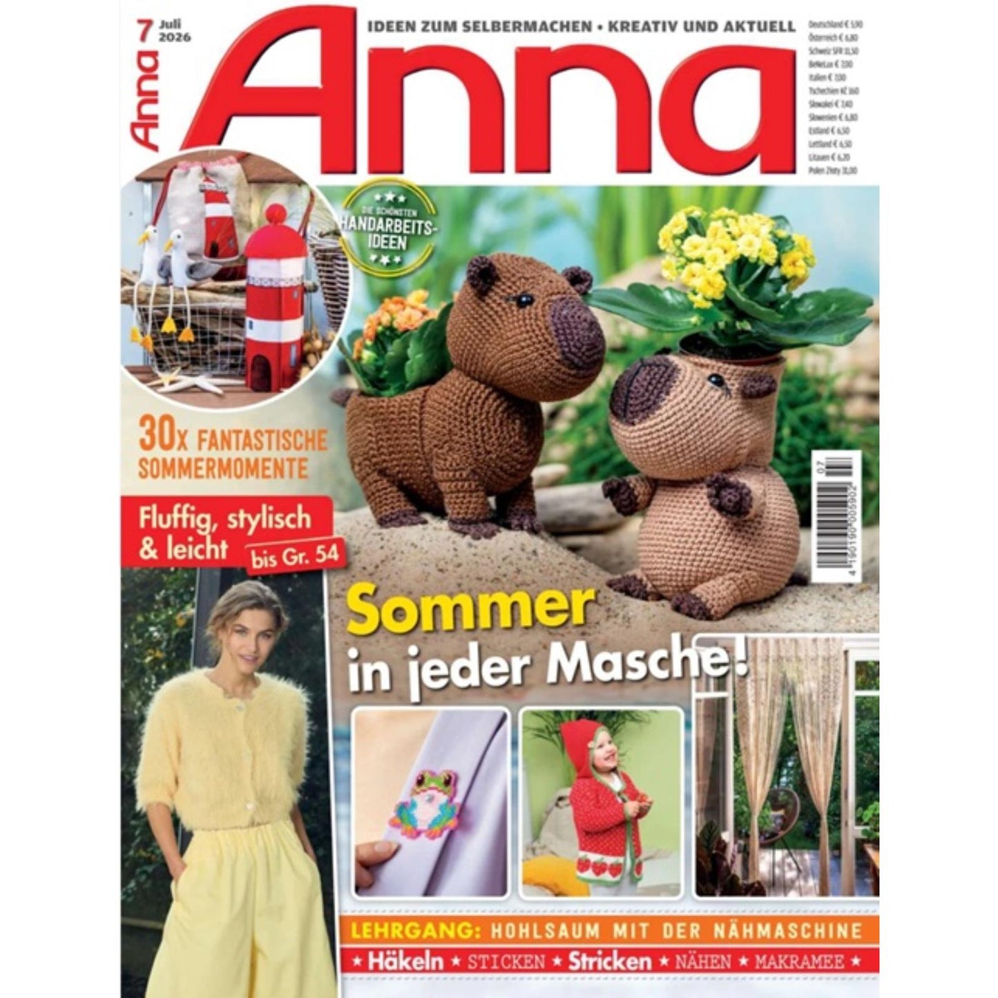 Zeitschrift Heft Anna, Ausgabe 7/Juli 2026