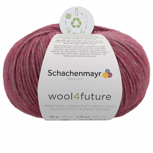 Schachenmayr Wool 4 Future  50g, 90594, Farbe mulberry 45