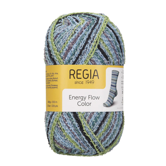 Regia Energy Flow 4fädig 100g, 90639, Farbe walking color 182