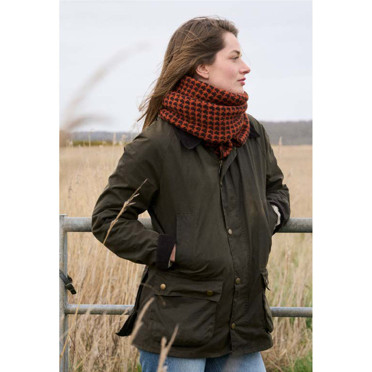 Anleitung (de, en, fr) von © Bramble & Fleece - Ilkley Scarf BF005