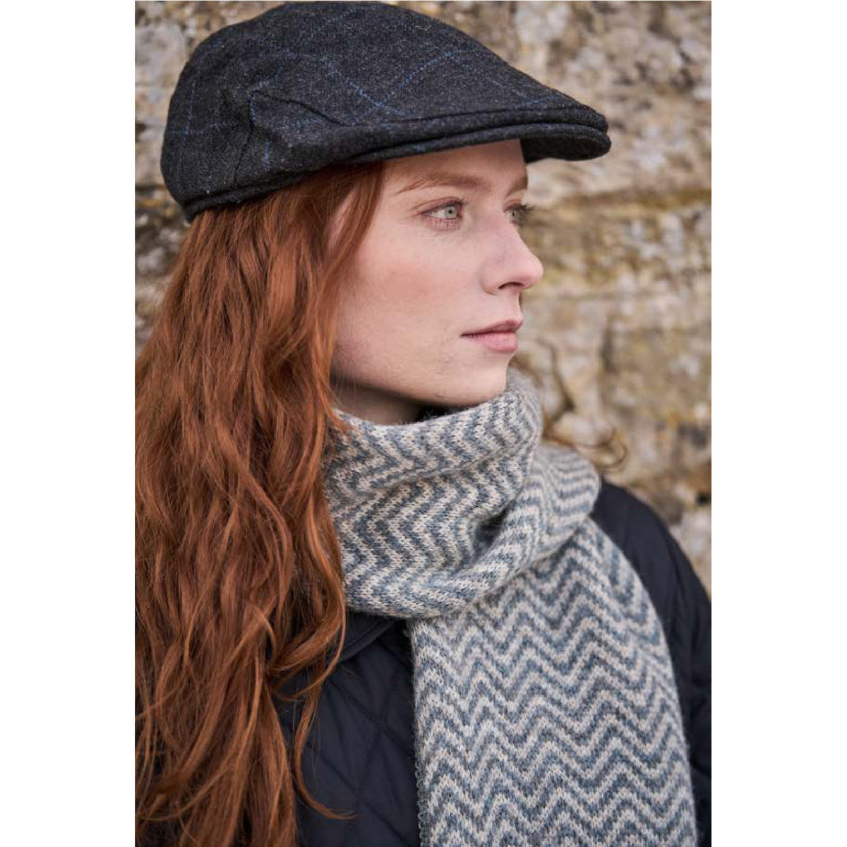 Anleitung (de, en, fr) von © Bramble & Fleece - Thirsk Scarf BF004