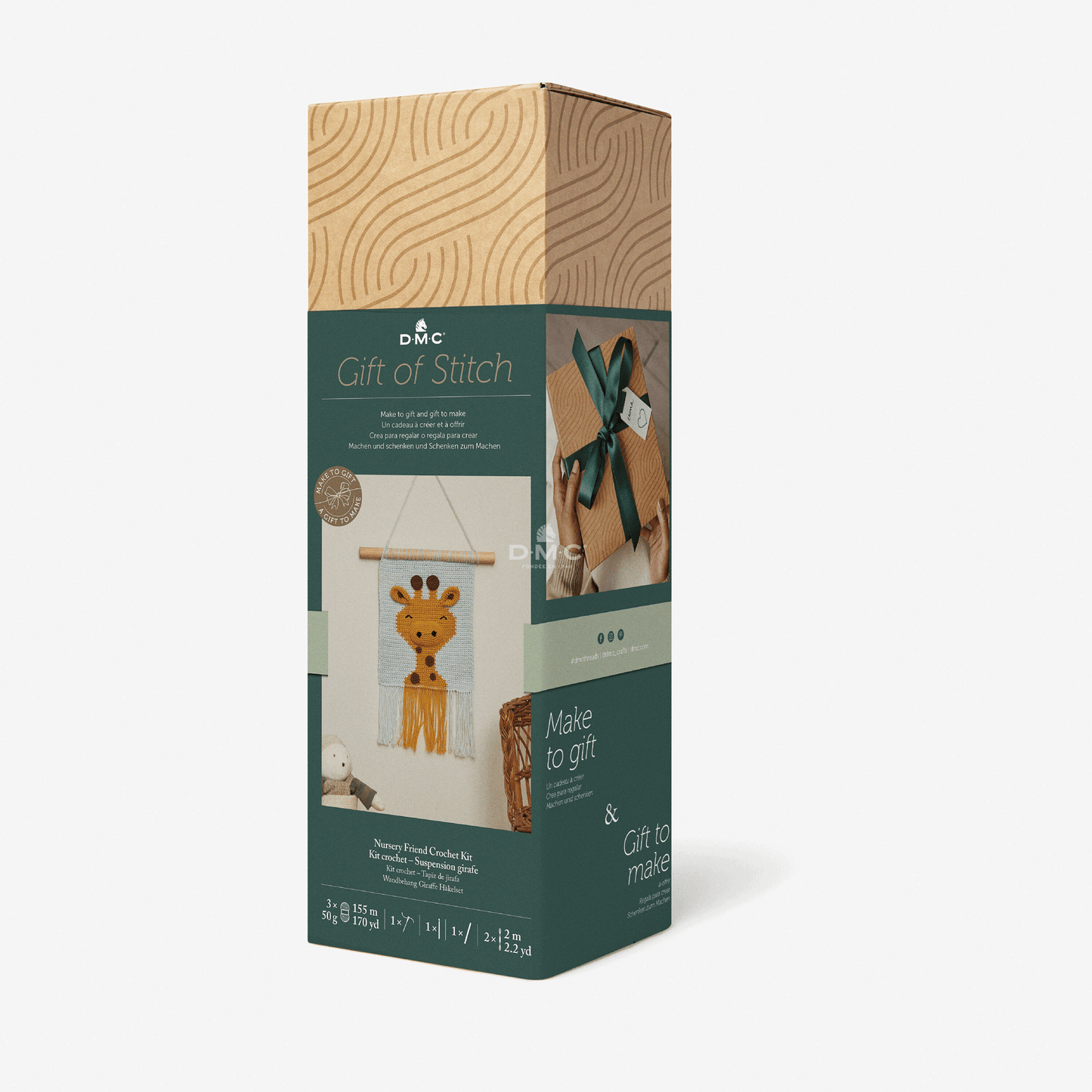 DMC Häkelpackung Häkelset Wandbehang Giraffe