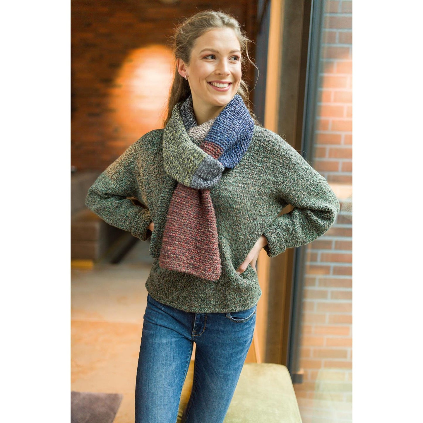 Modell 22077 Schal – Originalanleitung von © Schoeller Handstrickgarne GmbH