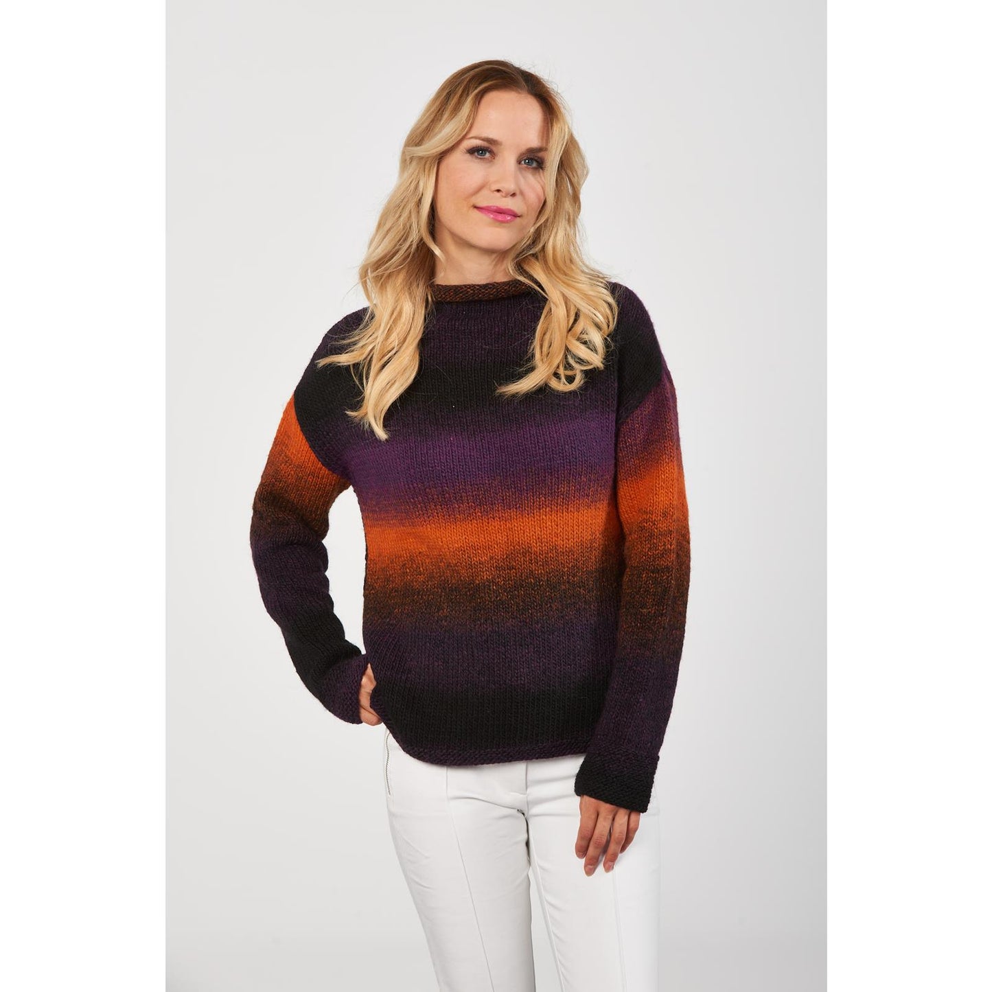 Anleitung Modell 18216 Pullover mit Farbverlauf