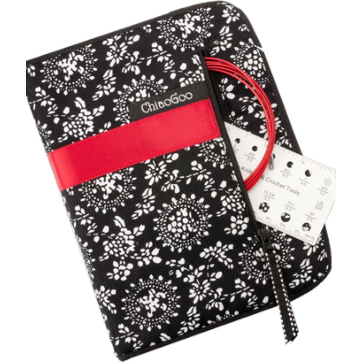 Chiaogoo Set auswechselbare Nadelspitzen TWIST RED LACE Complete 2,75-10,00 mm