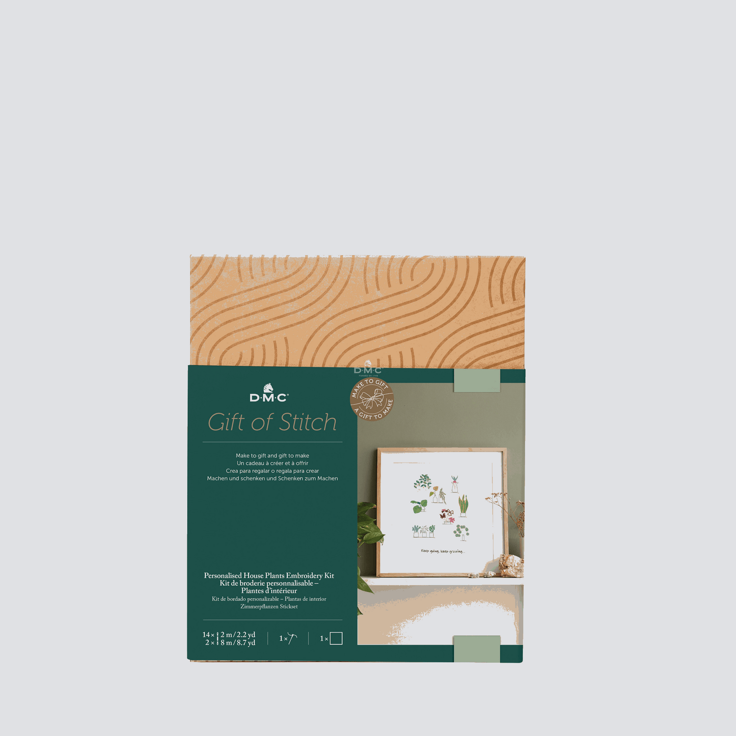 DMC Stickpackung Stickset Zimmerpflanzen