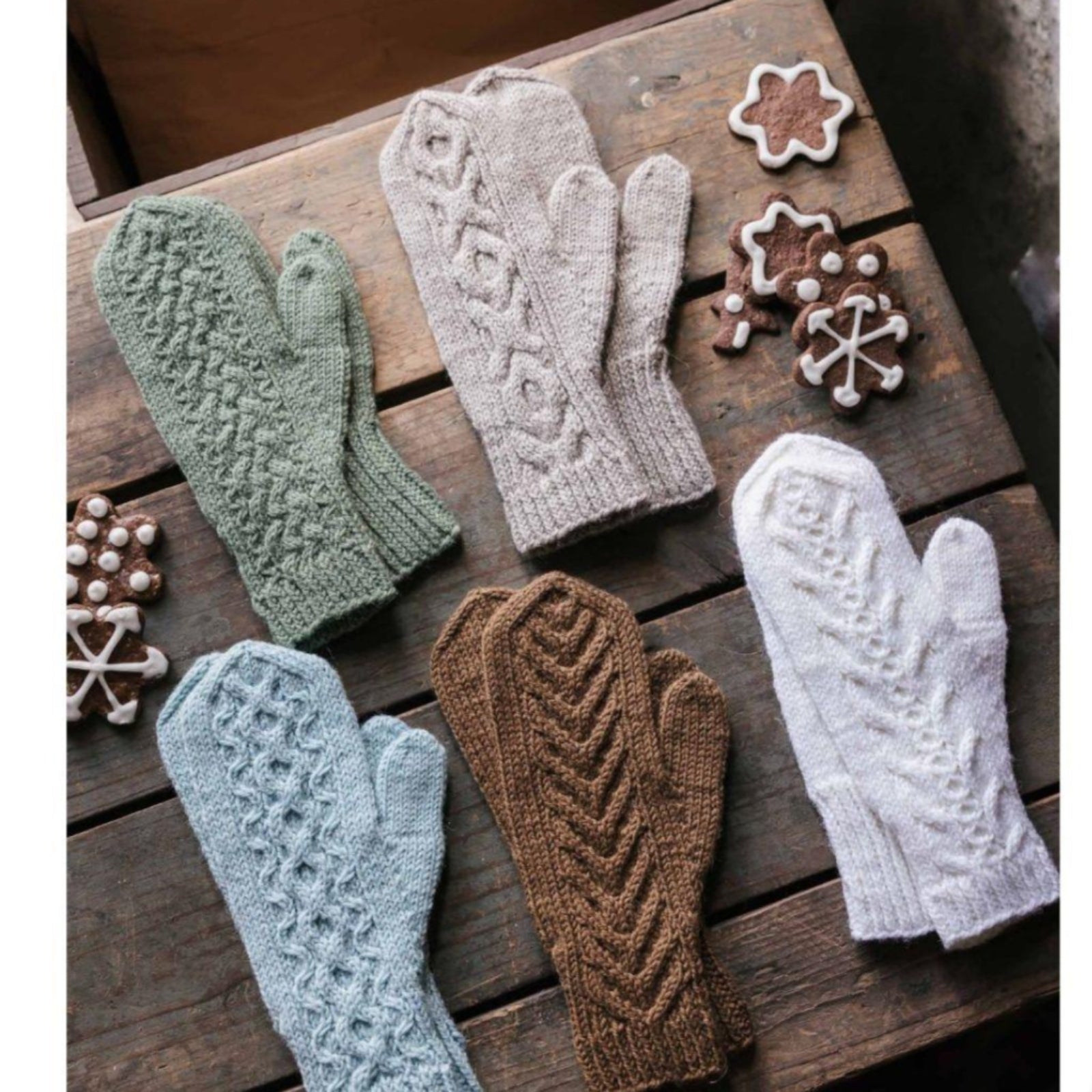 handschuh wolle Variaatio-Handschuhe, 4 Modelle – Originalanleitung von © Novita – WUNDERBAR!