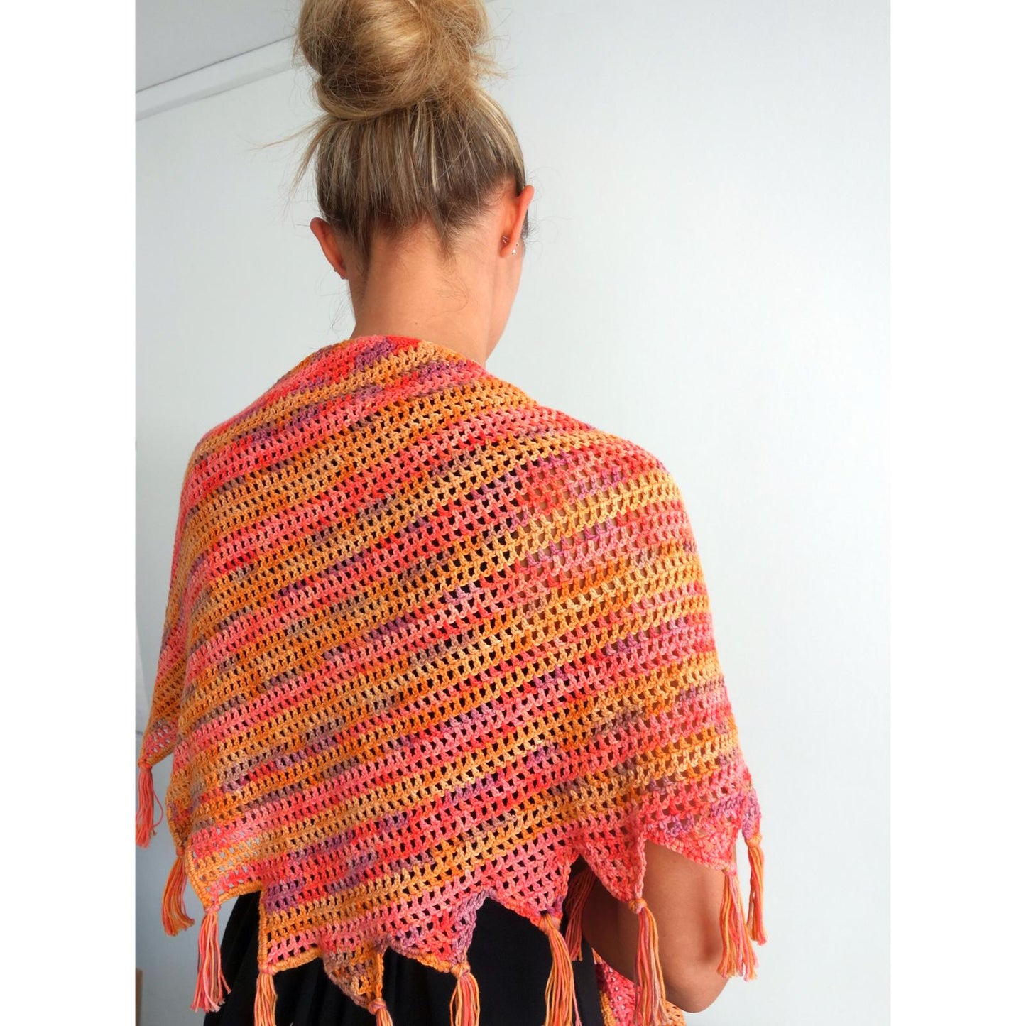 Modell 18038 Häkeltuch – Originalanleitung von © Austermann by Schoeller