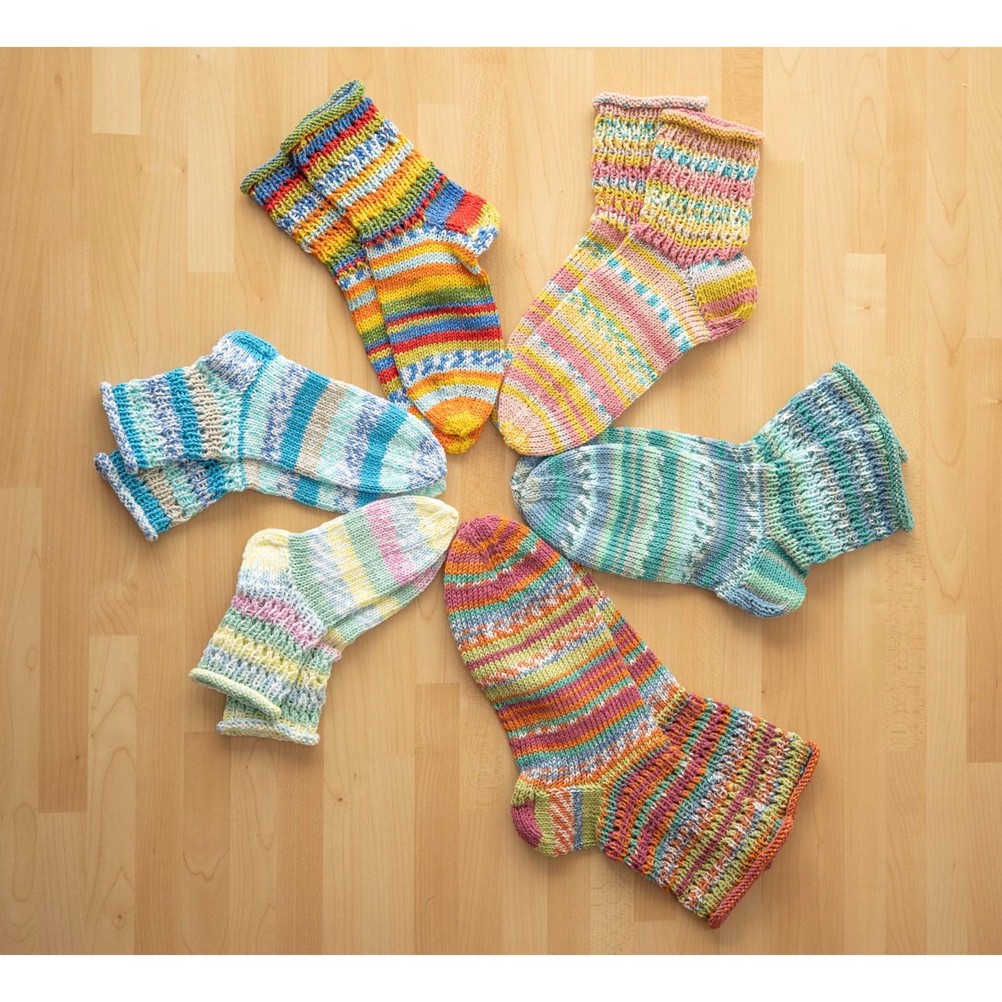 Modell 21029 Socken Bio Cotton Color – Originalanleitung von © Austermann by Schoeller