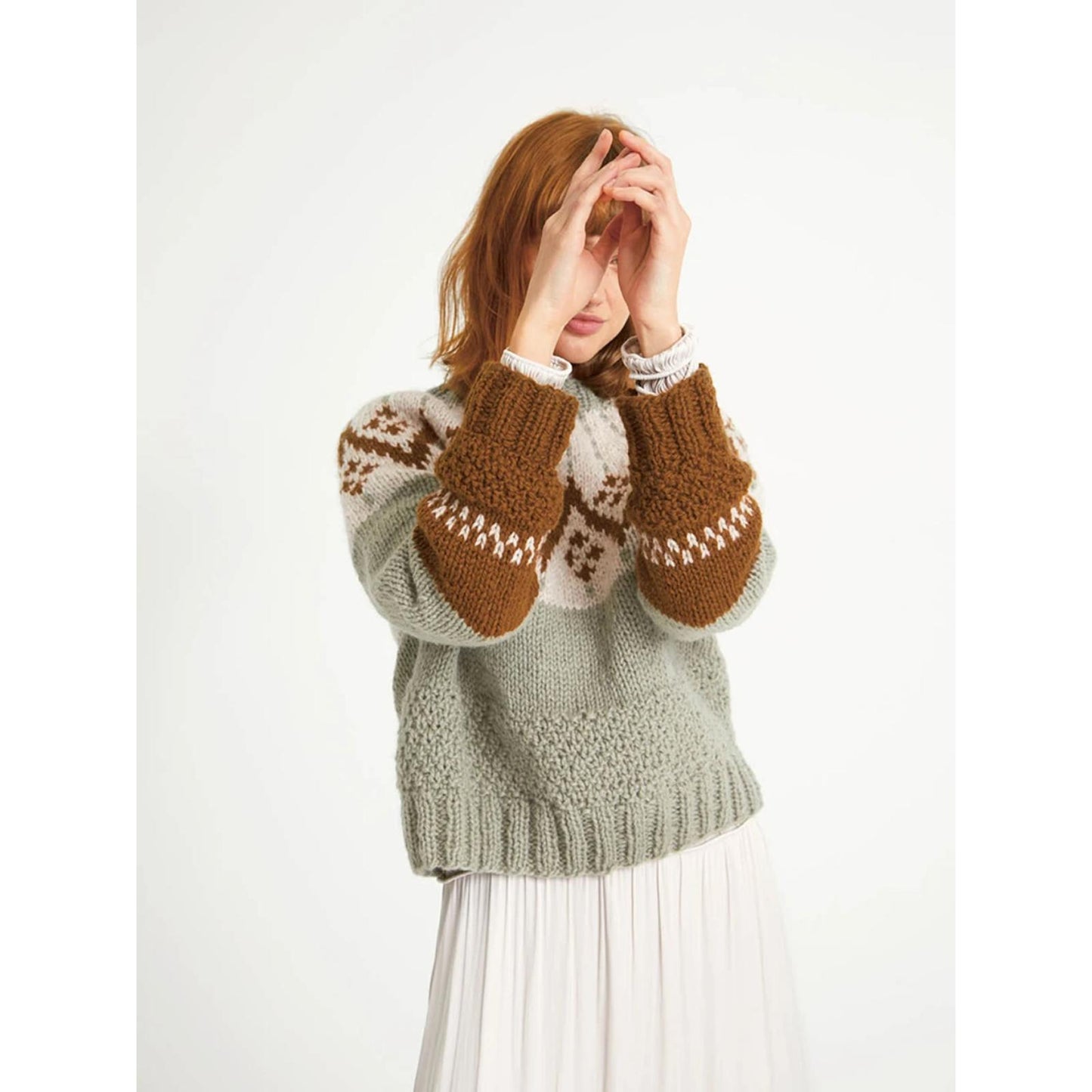 'Anleitung (de, en) von © Sandnes - Bursfjell-Pullover 3-3