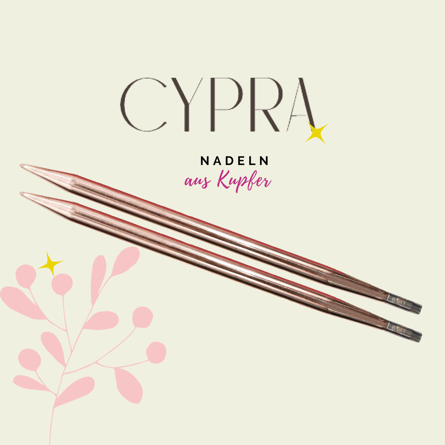 Lykke Stricknadelspitze cypra