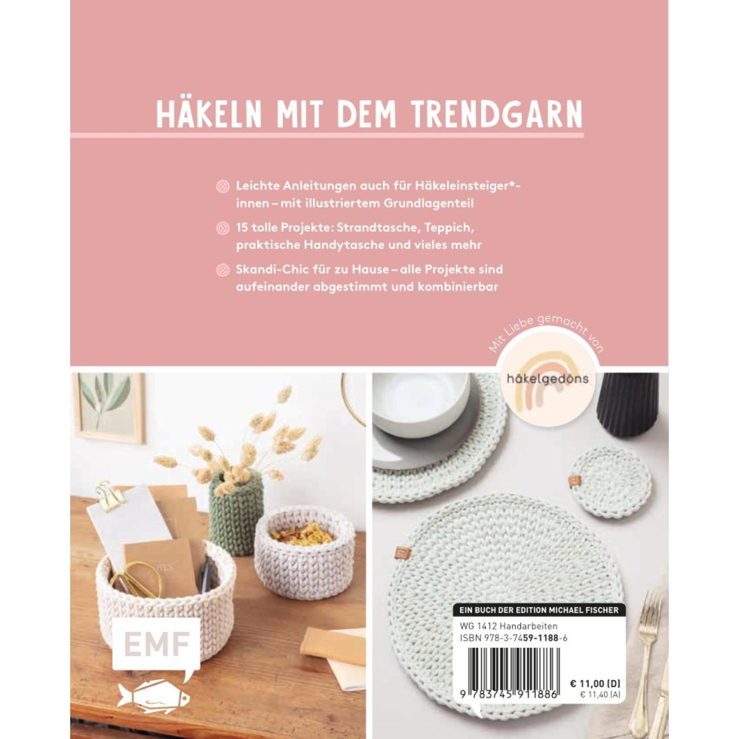 Hej! Mit Rope-Garn häkeln super easy