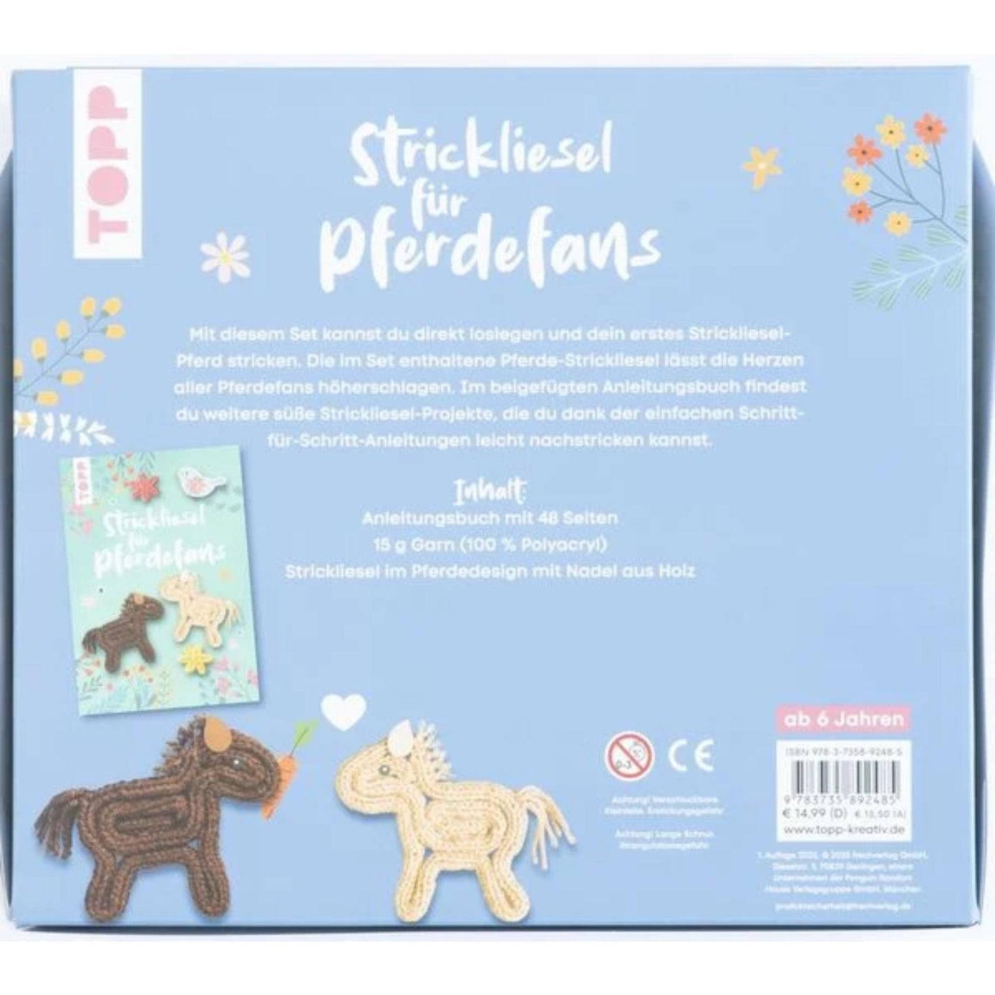 Kreativ-Set Strickliesel für Pferdefans