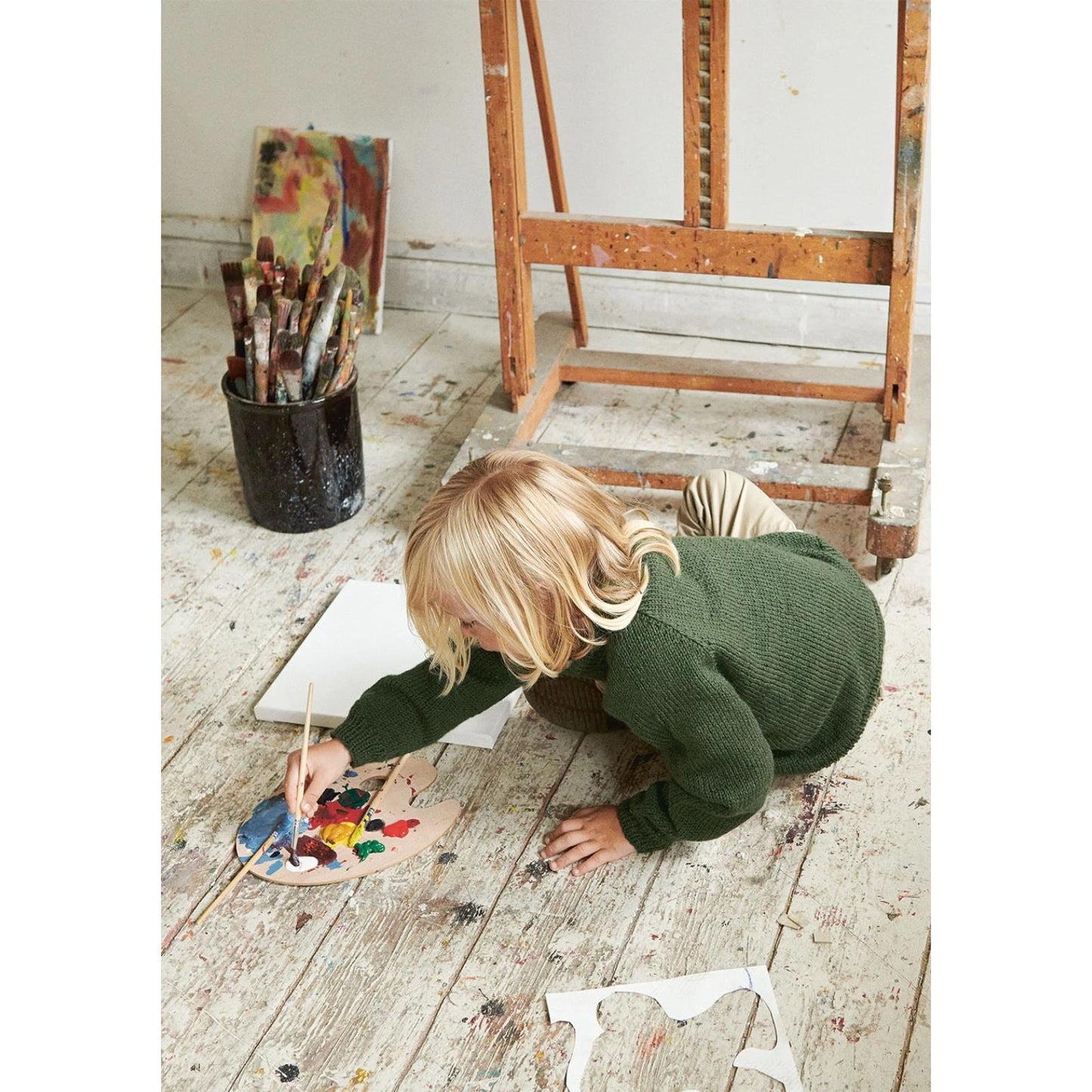 Anleitung (de, en) von © Sandnes - Leons Taschen Pullover