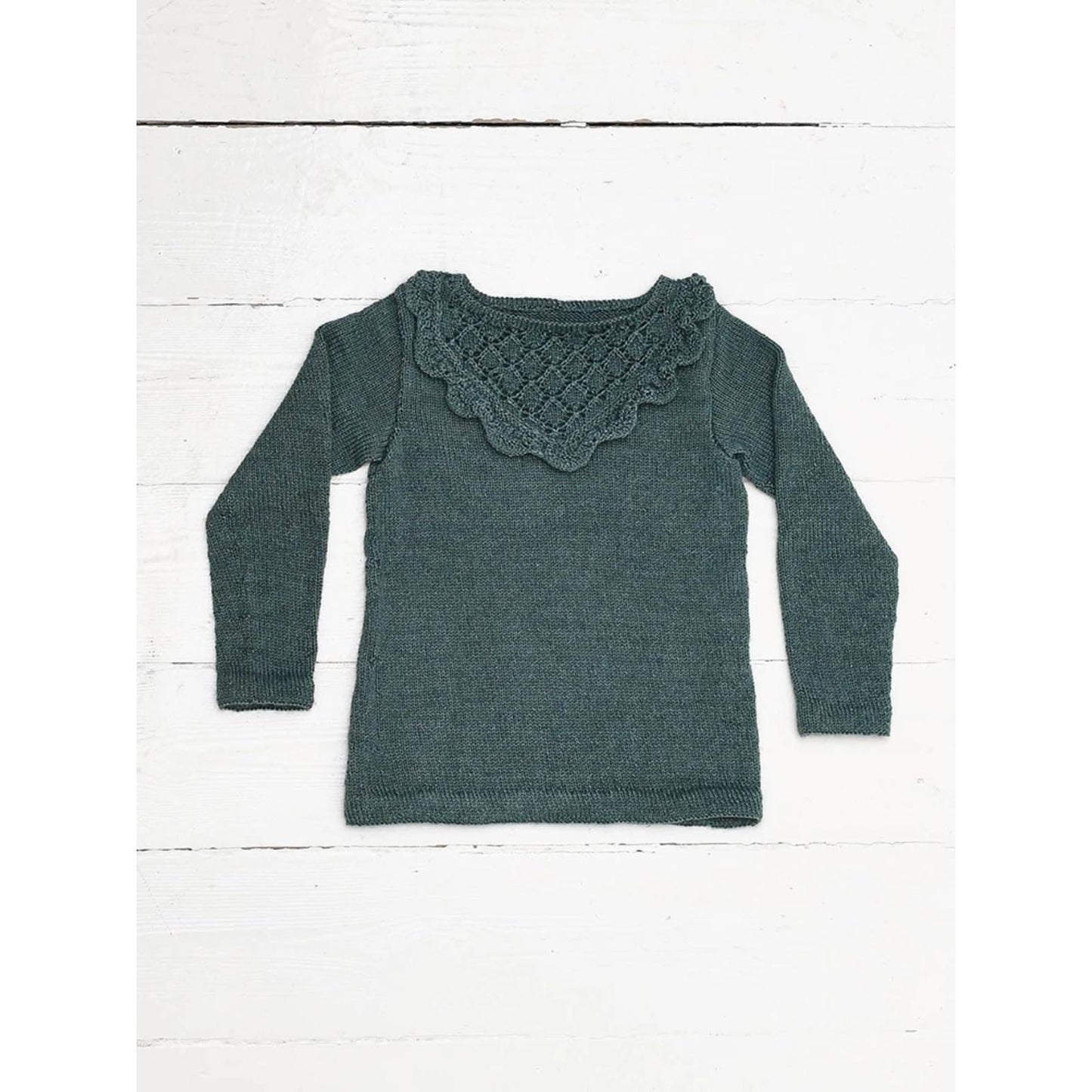 'Anleitung (de, en) von © Sandnes - Lerchen-Pullover