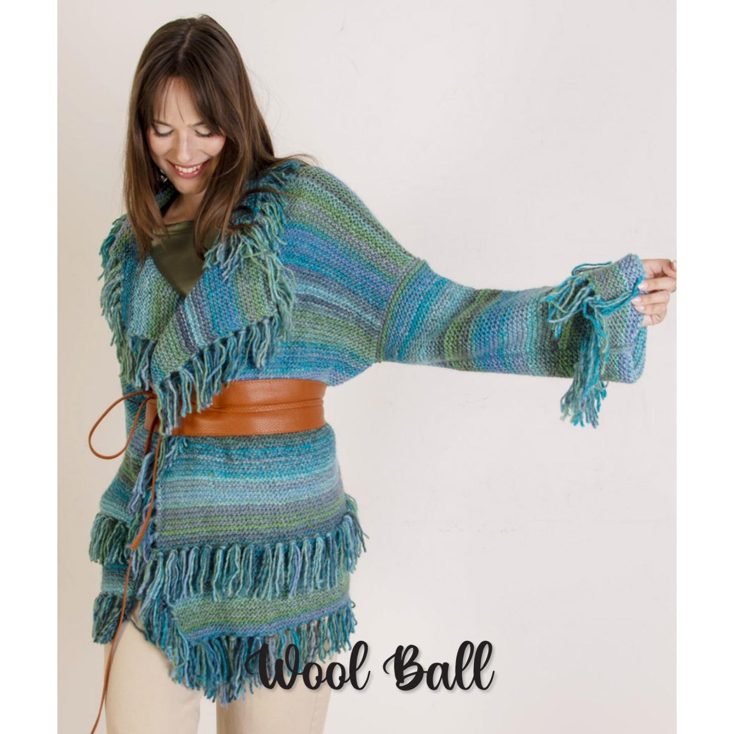 Modell Wool Ball Maxi Cardigan (DE, IT, ES) – Originalanleitung von © Lane Mondial