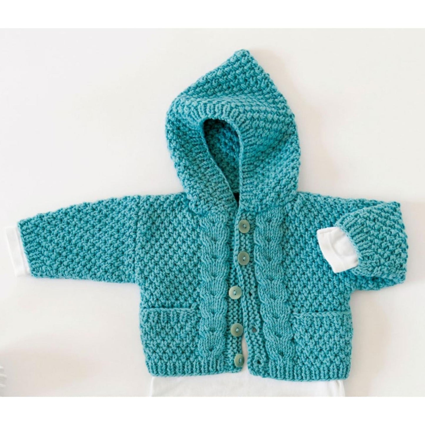 Modell 21122 Baby-Kapuzenjacke – Originalanleitung von © Austermann by Schoeller