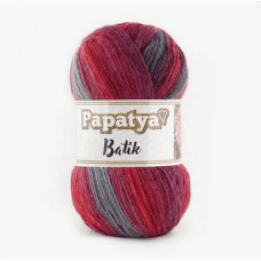 Papatya Crazy Color 100g, Farbe grau rot lila 554-42