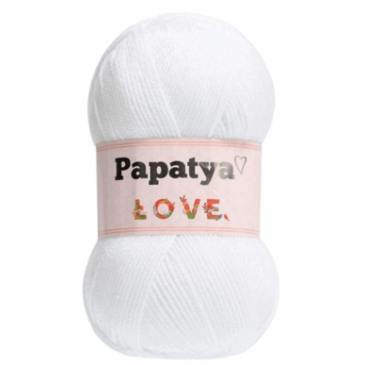 Papatya Love 100g, Farbe weiß 1000