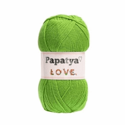 Papatya Love 100g, Farbe grasgrün 6050