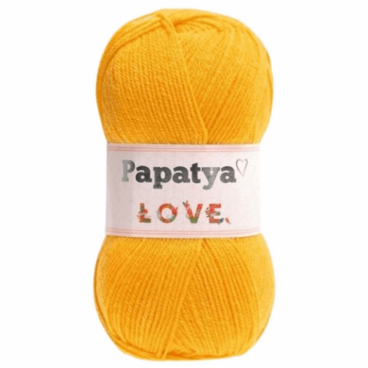 Papatya Love 100g, Farbe gelb 8030
