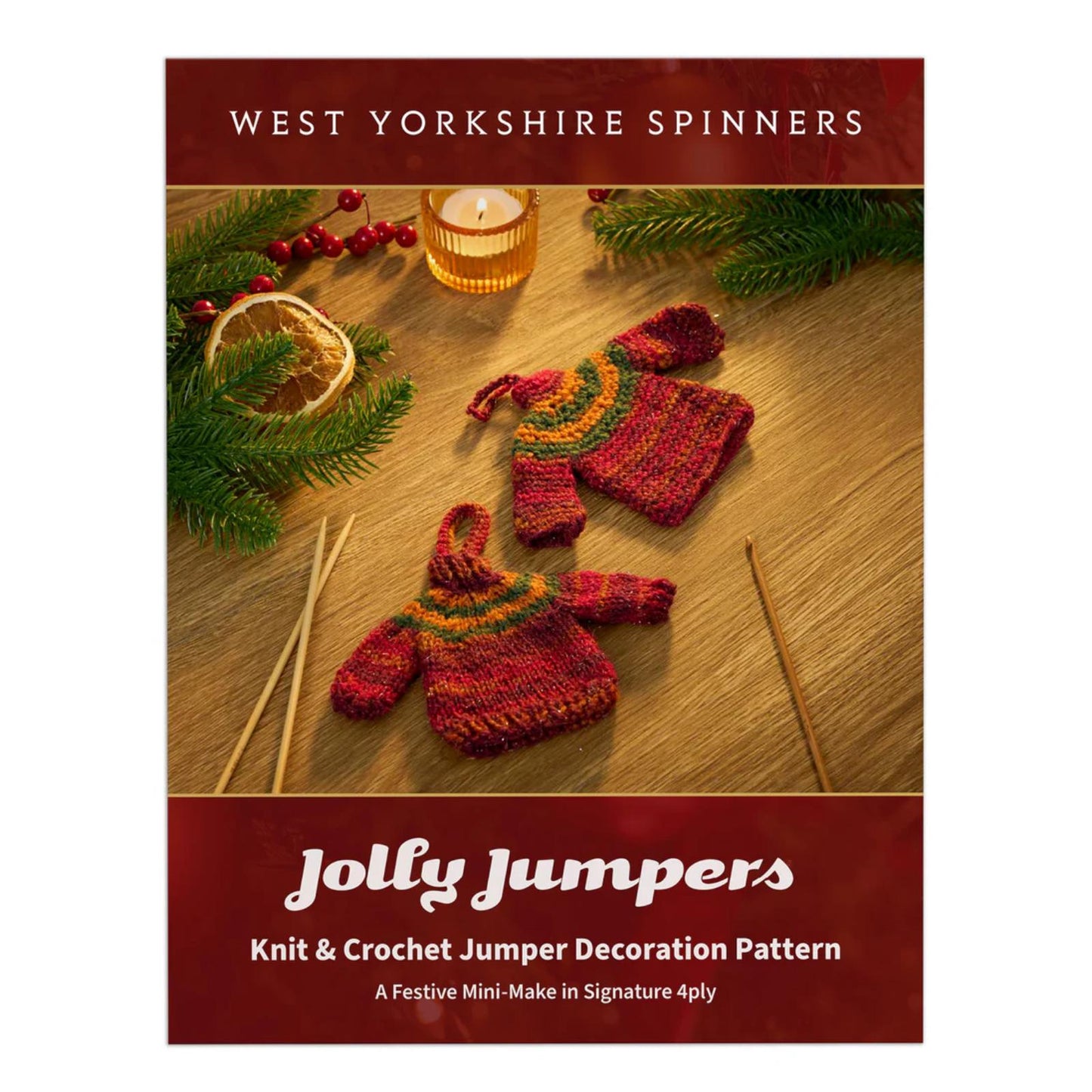 WYS, weihnachtliche Mini-Pullover, digitale Anleitung, Stricken + Häkeln