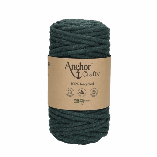 Anchor Crafty Macrame 5mm, 250g, colour 111 forest