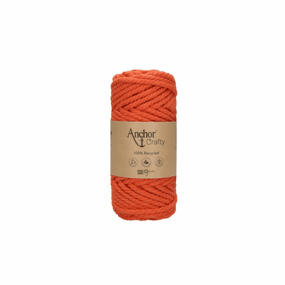 Anchor Crafty Macrame 5mm, 250g, colour 118 mango