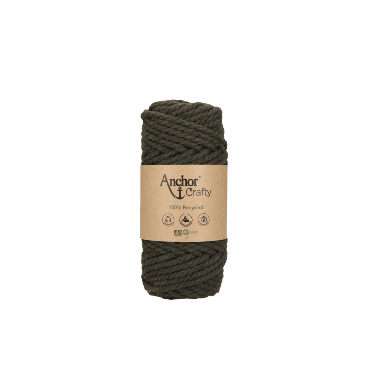 Anchor Crafty Macrame 5mm, 250g, colour 121 khaki