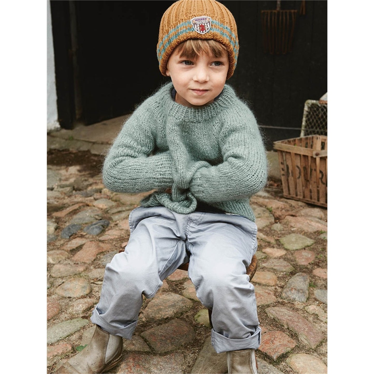 Anleitung (de, en) von © Sandnes - Basic-Pullover 2012 Weicher Strick für Kinder / Nr. 5