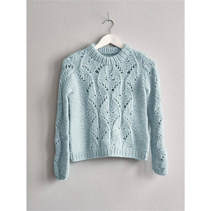 Anleitung (de, en) von © Sandnes - Lochmuster-Pullover 1803 KOS / Nr. 16